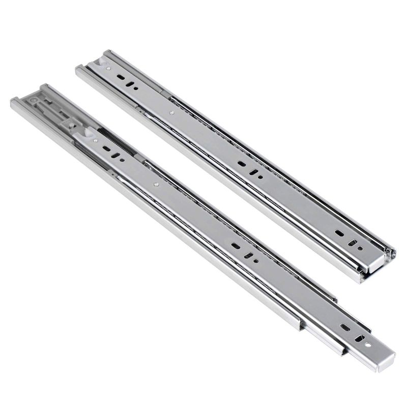 Photo 1 of (1 Pair) 22 Inch Full Extension Ball Bearing Soft Close Slides 80 LB Capacity Kitchen Cabinet Drawer Slides