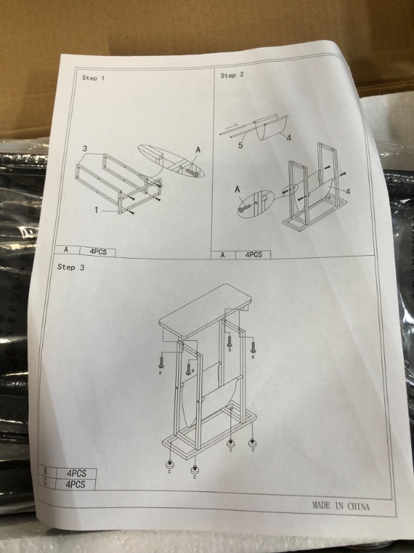 Photo 2 of [USED] Yusong Small Narrow Side Table for Small Spaces