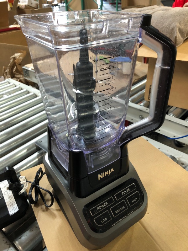 Photo 2 of ***PARTS ONLY*** Ninja BN751 Professional Plus DUO Bender, 1400 Peak Watts, 3 Auto-IQ Programs, 72-oz. Total Crushing Pitcher & (2) 24 oz. To-Go Cups, Dark Grey