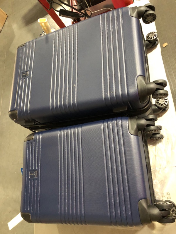 Photo 8 of **SEE NOTES**
Travelpro Roundtrip Hardside Expandable Luggage, TSA Lock, 8 Spinner Wheels, Hard Shell Polycarbonate Suitcase, Navy, 2-Piece Set 