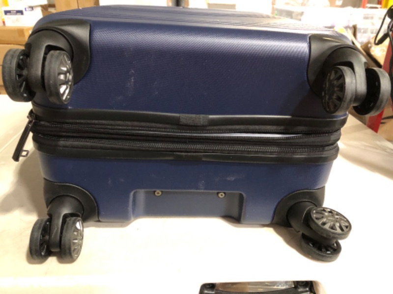 Photo 1 of **SEE NOTES**
Travelpro Roundtrip Hardside Expandable Luggage, TSA Lock, 8 Spinner Wheels, Hard Shell Polycarbonate Suitcase, Navy, 2-Piece Set 