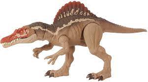 Photo 1 of * USED * Jurassic World Extreme Chompin' Spinosaurus Dinosaur Action Figure, Huge Bite, Authentic Decoration, Movable Joints, Ages 4 Years Old & Up