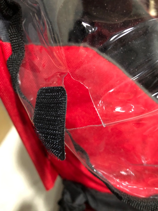 Photo 5 of **DAMAGE TO ONE VELCRO SQUARE**
ClevrPlus Cross Country Baby Backpack Hiking Child Carrier Toddler Red