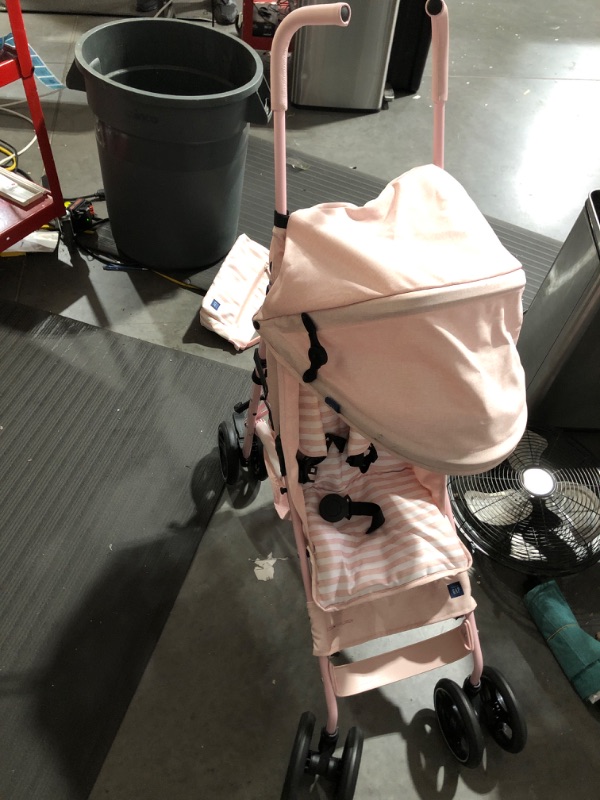 Photo 2 of babyGap by Delta Children Classic Stroller - Greenguard Gold Certified - Lightweight Stroller, Pink Stripes