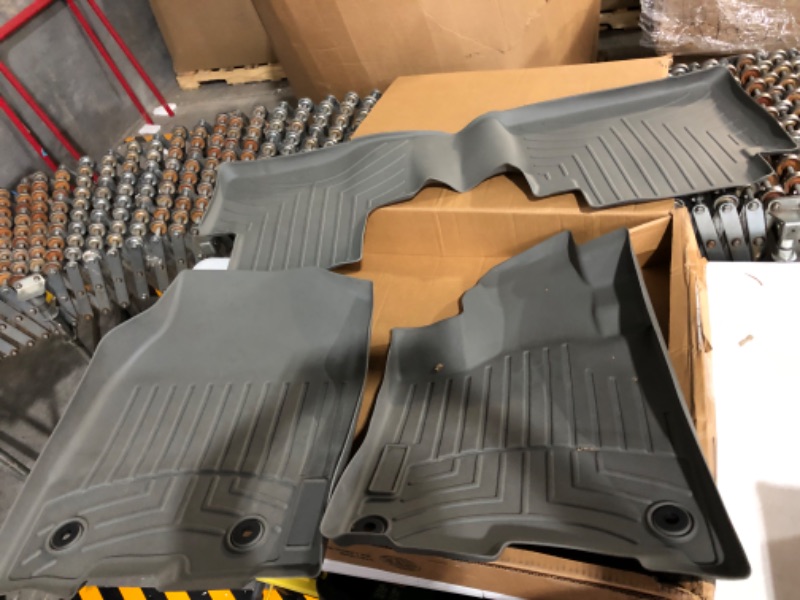 Photo 1 of (STOCK PHOTO REFERENCE ONLY< ACTUAL ITEM GREY) MAXLINER Custom Floor Mats 2 Row Liner Set Black Compatible with 2013-2018 Acura RDX with 8-Way Front Passenger Seat