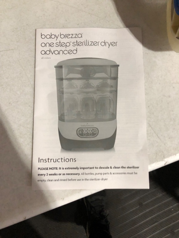 Photo 8 of **See Notes**
Baby Brezza Baby Bottle Sterilizer and Dryer Advanced 