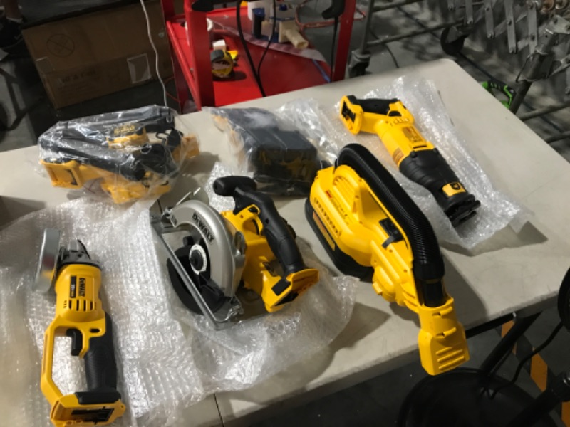 Photo 3 of **BRAND NEW** DEWALT 20V MAX Power Tool Combo Kit, 10-Tool Cordless Power Tool Set with 2 Batteries and Charger (DCK1020D2) 10-Tool Combo Kit Only