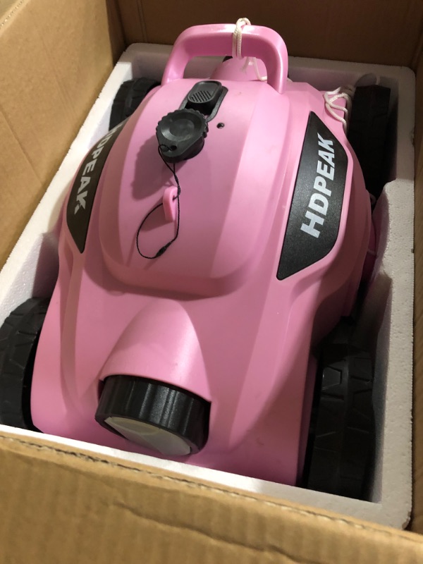 Photo 4 of (PARTS ONLY)Cordless Robotic Pool Cleaner, HDPEAK Pool Vacuum Lasts 110 Mins, Auto-Parking, Rechargeable, Automatic Cordless Pool Vacuum Ideal 