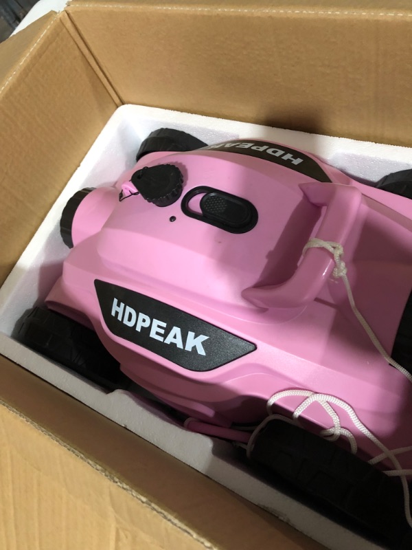 Photo 3 of (PARTS ONLY)Cordless Robotic Pool Cleaner, HDPEAK Pool Vacuum Lasts 110 Mins, Auto-Parking, Rechargeable, Automatic Cordless Pool Vacuum Ideal 