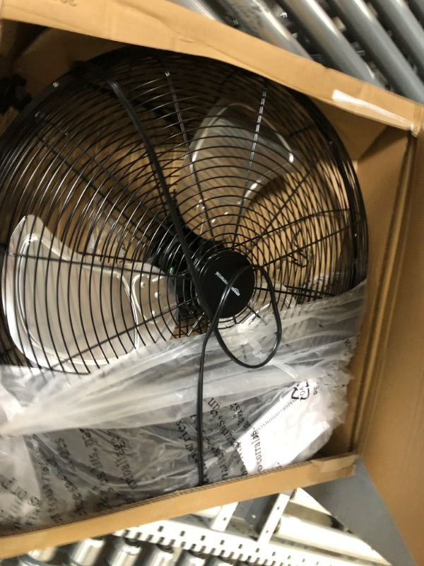 Photo 1 of **PARTS ONLY, NON-FUNCTIONAL** 
AmazonCommercial 20" High Velocity Industrial Fan, Black