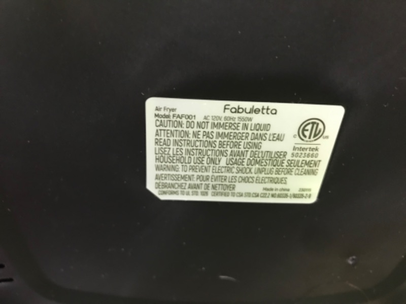 Photo 2 of Air Fryers 4 Qt, Fabuletta 9 Customizable Smart Cooking Programs Compact Air Fryer, Shake Reminder, 450°F Digital Airfryer,Tempered Glass Display, Dishwasher-Safe & Nonstick, Fit for 2-4 People Sage Green