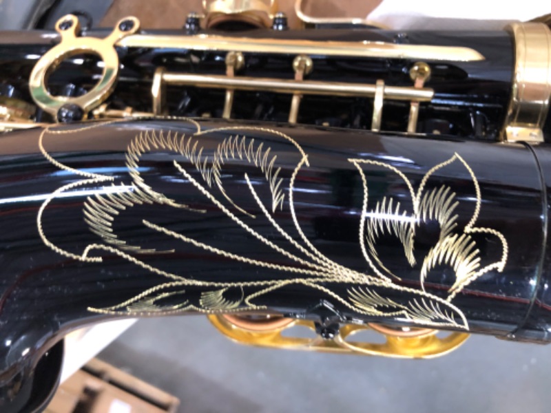Photo 15 of (PERFECT CONDITION) Glory Black Laquer E Flat Alto Saxophone