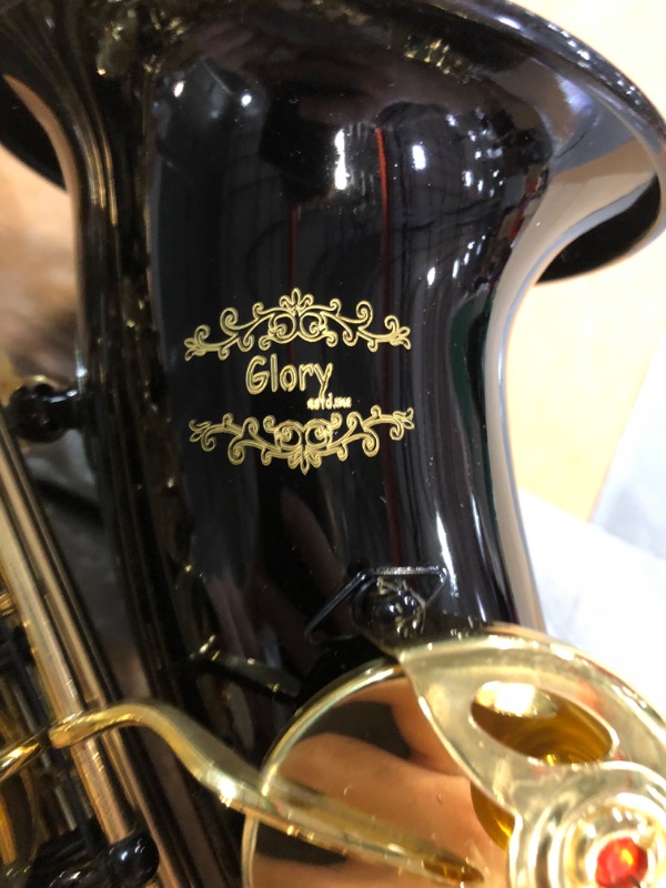 Photo 14 of (PERFECT CONDITION) Glory Black Laquer E Flat Alto Saxophone