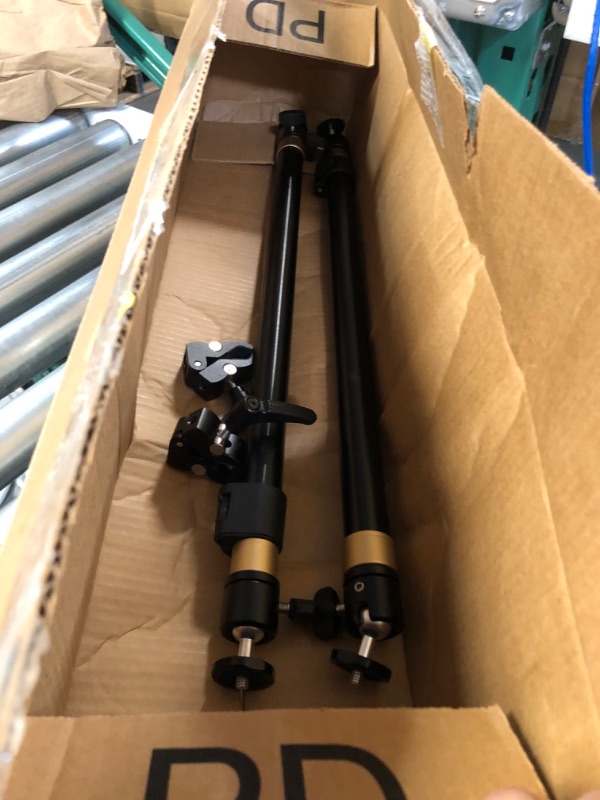 Photo 2 of MULIOCEAN Camera Slider Support Arm(2 Arms in), Tripod Stability Arm/Rods for Increasing Stability in Aluminum Alloy, Extendable Poles for Camera 