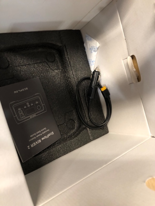 Photo 1 of EF ECOFLOW Portable Power Station RIVER 2, 256Wh LiFePO4 Battery/ 1 Hour Fast Charging, 2 Up to 600W AC Outlets, Solar Generator