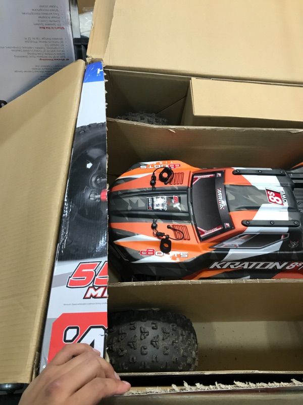 Photo 6 of **PARTS ONLY**  NO BATTERIES 
ARRMA RC Truck 1/5 KRATON 4X4 8S BLX Brushless Speed Monster Truck