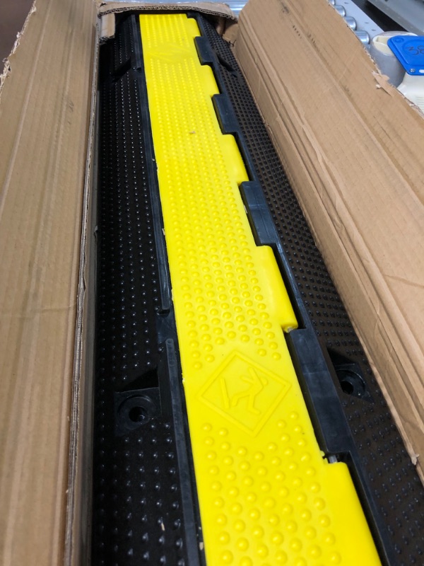 Photo 2 of (GREAT CONDITION) Universal Pedestrian & Wheelchair Rubber Ramp for Cable Protectors | 1.8" to 2.5" Rise Range