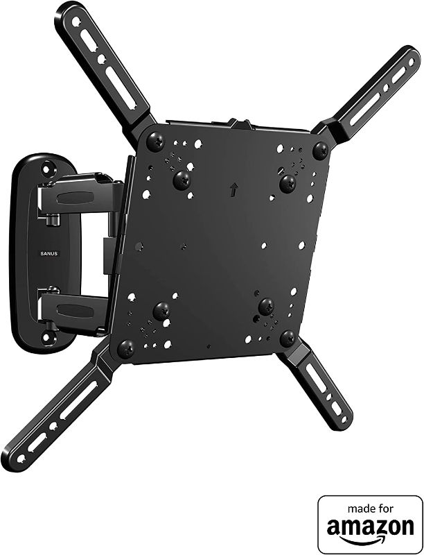 Photo 1 of Made for Amazon Universal Full-Motion TV Wall Mount for TVs up to 55" and Compatible with Amazon Fire TVs