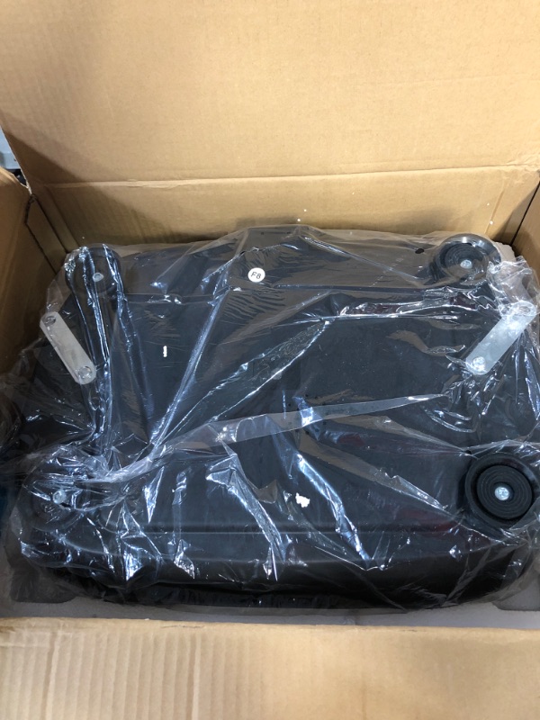 Photo 2 of AXV Vibration Plate Exercise Machine Whole Body Workout Vibrate Fitness Platform Lymphatic Drainage Machine for Weight Loss Shaping Toning Wellness Home Gyms Workout MINI2-BLACK