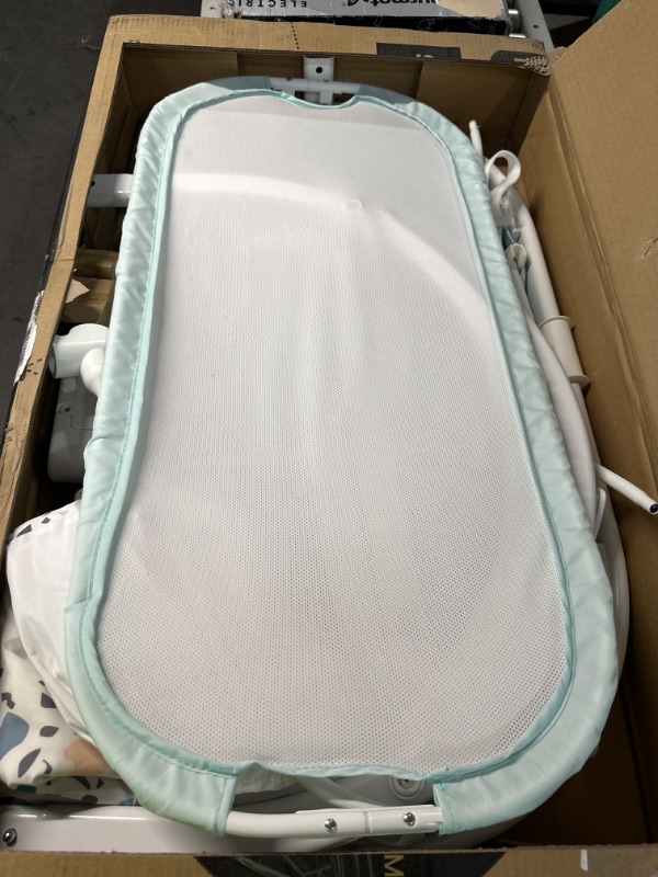 Photo 2 of Fisher-Price Soothing Motions Bassinet Pacific Pebble, Baby Bassinet with Soothing Light