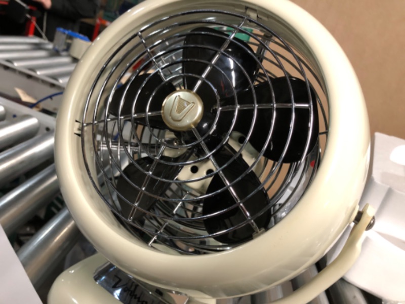 Photo 4 of [notes] Vornado VFAN Vintage Air Circulator Fan, Vintage White 