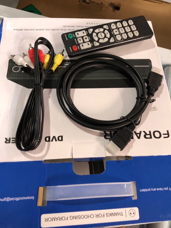 Photo 1 of DVD Player,Foramor HDMI DVD Player for Smart TV Support 1080P Full HD with HDMI Cable Remote Control USB Input Region Free Home DVD Players