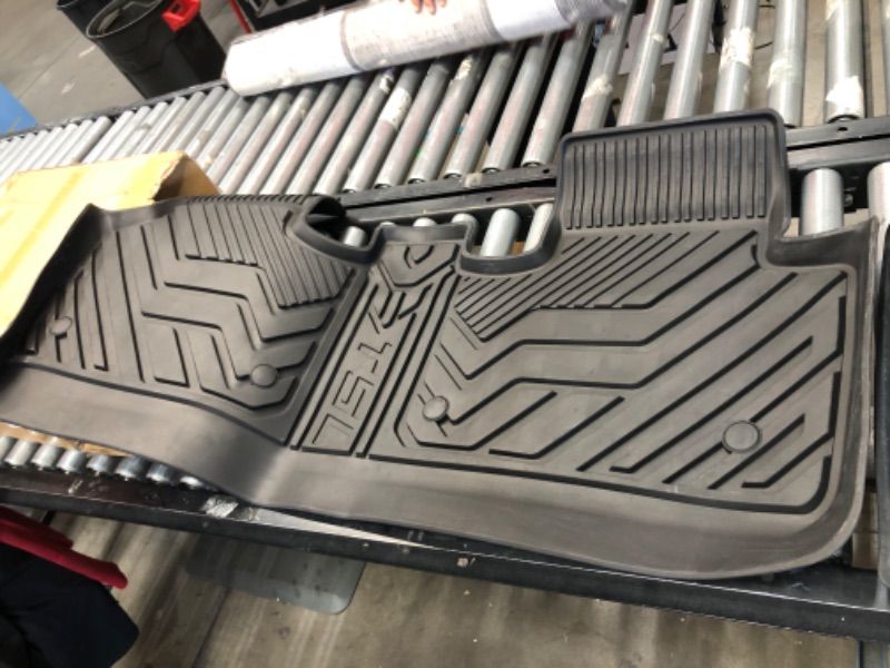 Photo 1 of BASENOR Tesla Model Y Rear Trunk Mat with Backrest Mats 