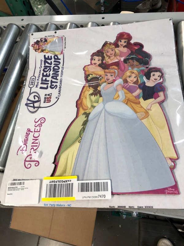 Photo 2 of Advanced Graphics Princess Collage Life Size Cardboard Cutout Standup - Disney