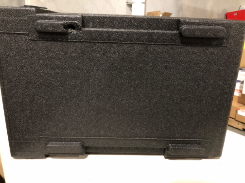 Photo 6 of **USED**SEE PICTURE FOR SMALL DAMAGE**  Cambro EPP400110 Insulated Food Carrier, Black