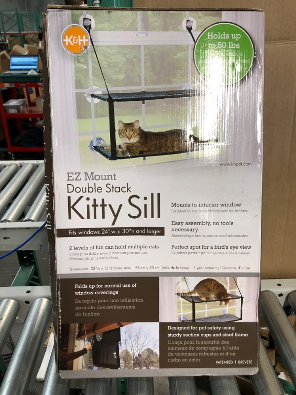 Photo 2 of [brand new] K&H Pet Products EZ Mount Window Sill Kitty Bed, Cat Window Hammock Perch