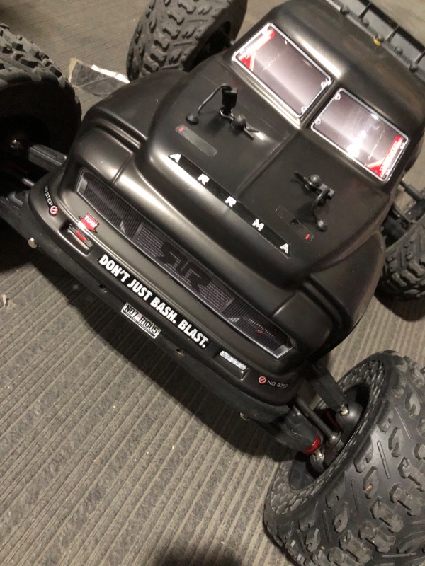 Photo 6 of **USED/ DAMAGED/INCOMPLETE/SEE NOTES*** ARRMA 1/8 Notorious 6S V5 4WD BLX Stunt RC Truck, Black