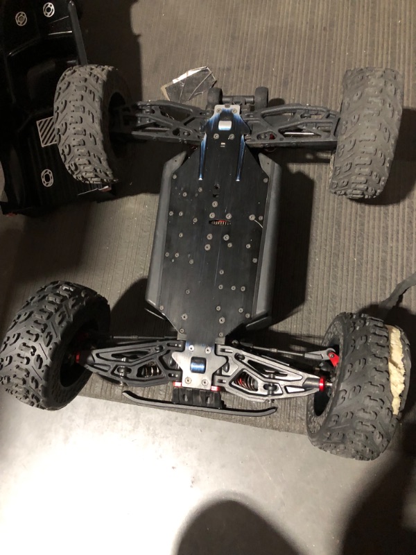 Photo 8 of **USED/ DAMAGED/INCOMPLETE/SEE NOTES*** ARRMA 1/8 Notorious 6S V5 4WD BLX Stunt RC Truck, Black