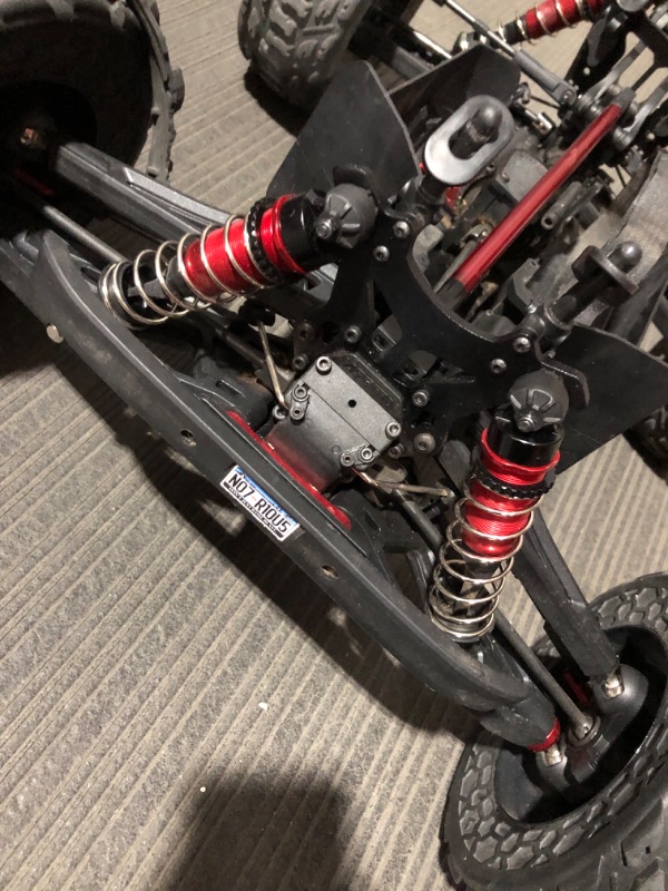 Photo 9 of **USED/ DAMAGED/INCOMPLETE/SEE NOTES*** ARRMA 1/8 Notorious 6S V5 4WD BLX Stunt RC Truck, Black