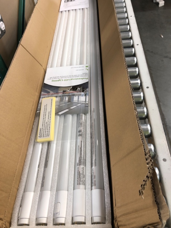 Photo 2 of ***SEE NOTES*** 20 Pack 3CCT 4FT LED T8 Hybrid Type A+B Light Tube, 18W, 4000K/5000K/6500K Selectable, Plug & Play or Ballast Bypass