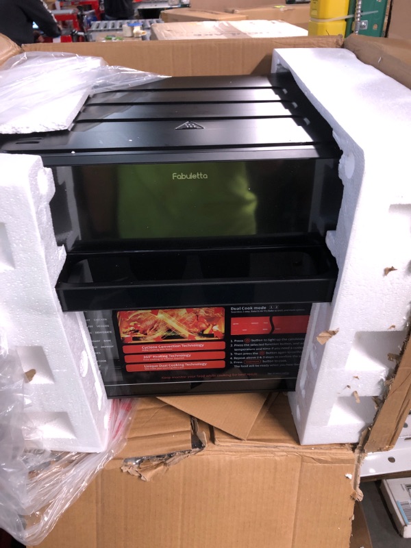 Photo 2 of ***SEE NOTES*** Fabuletta Air Fryer Toaster Oven Combo - 32 QT Large Countertop Convection, 5 Accessories