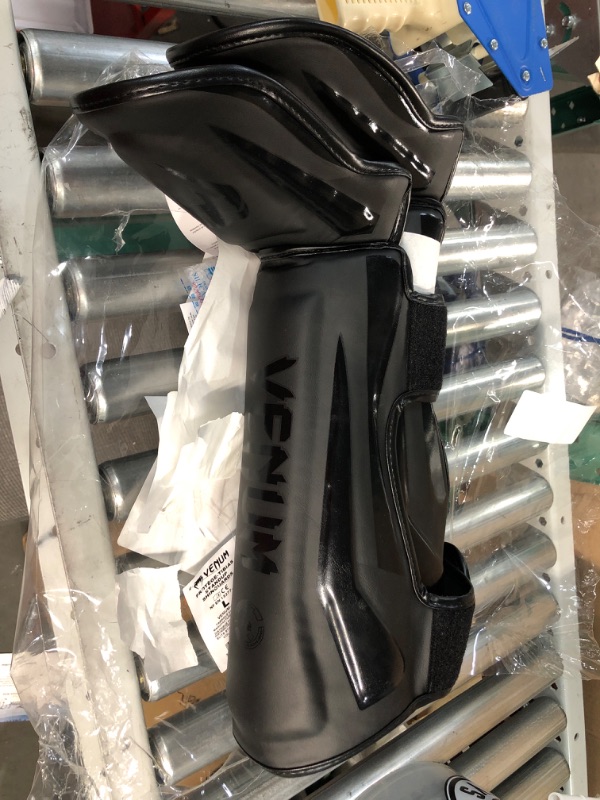 Photo 2 of Venum Elite Shin Guards Matte/Black Large