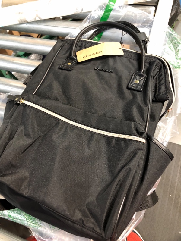 Photo 1 of KROSER Laptop Backpack 15.6 Inch Stylish School Backpack Doctor Bag Water Repellent College Casual Daypack with USB Port