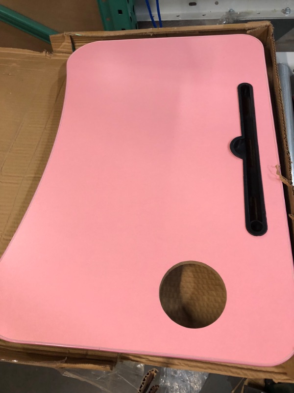 Photo 1 of Lap Desk with Storage Drawer, Holders,  23" Pink