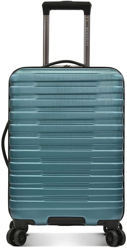 Photo 1 of [DAMAGE] U.S. Traveler Boren Polycarbonate Hardside Rugged Travel Suitcase - 22inch