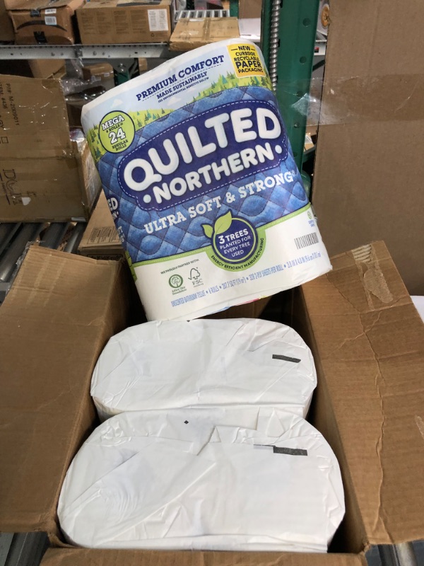 Photo 2 of **BRAND NEW**  Quilted Northern Ultra Soft & Strong Toilet Paper, 18 Mega Rolls = , 6 count (Pack of 3) (Packaging May Vary)