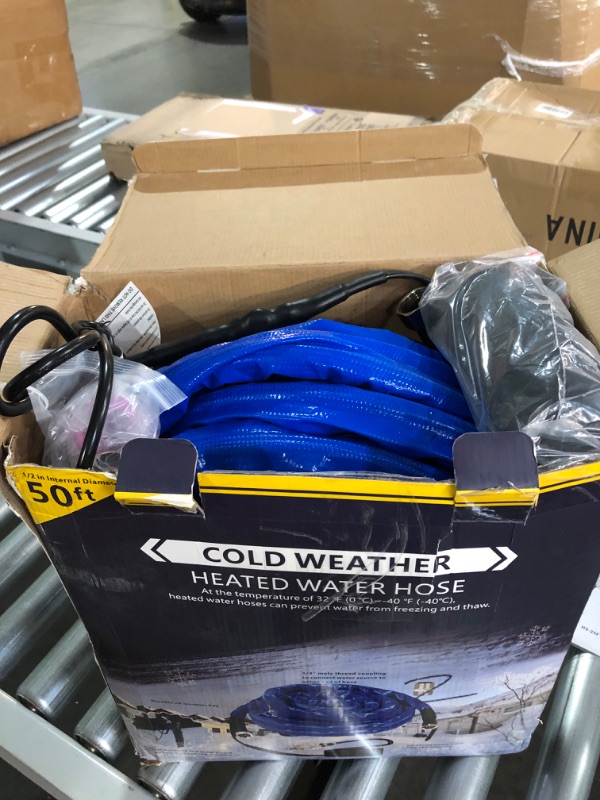 Photo 1 of **USED BUT APPEARS NEW** QX&XD lifestyles 50 FT Heated Water Hose 