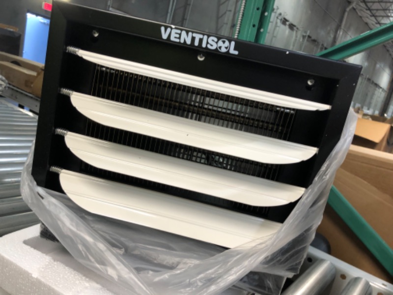 Photo 2 of ***USED/DAMAGED*** 
VENTISOL 7500W Electrical Garage Heater 240V Digital Space Heater Ceilng Mounted Fan