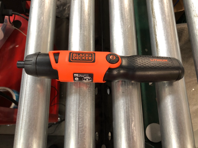 Photo 2 of BLACK+DECKER Cordless Screwdriver with Pivoting Handle