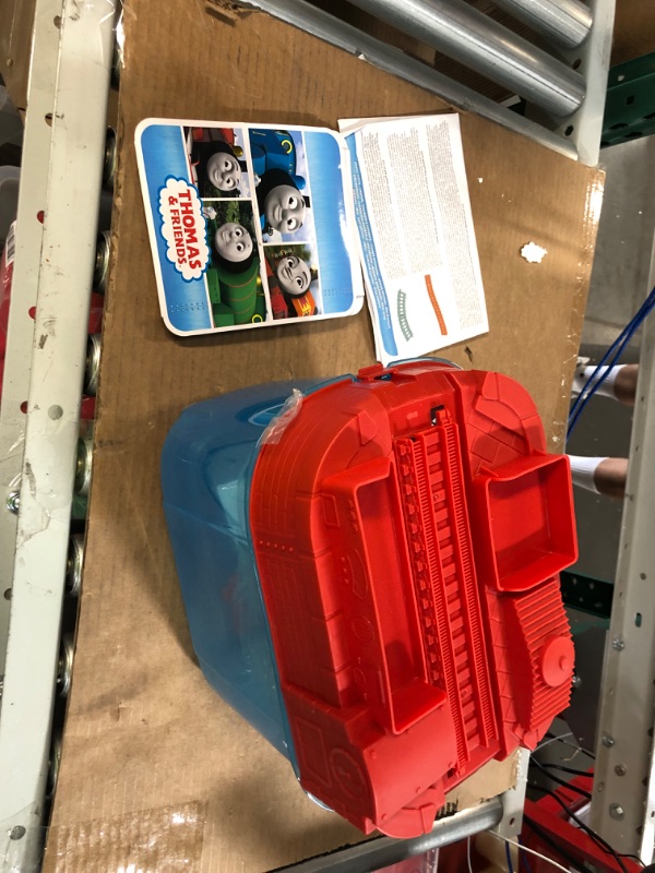 Photo 3 of ***USED*** Thomas & Friends TrackMaster Builder Bucket, storage container with 25 train track and play pieces for preschool kids [Amazon Exclusive]