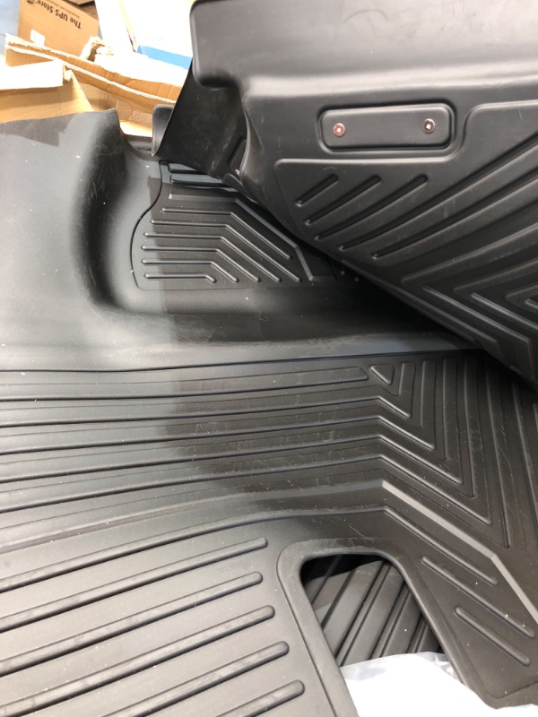 Photo 3 of YITAMOTOR Floor Mats Compatible with 2014-2021 Toyota Tundra CrewMax Cab - 1st & 2nd Row All-Weather Protection