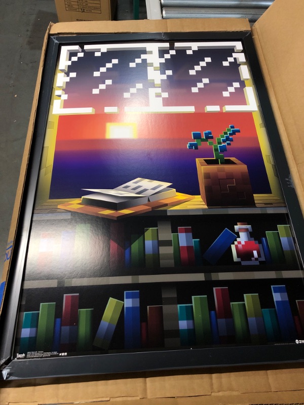 Photo 1 of (USED) Trends International Minecraft - Window Wall Poster, 22.375" x 34" (CARDBOARD)