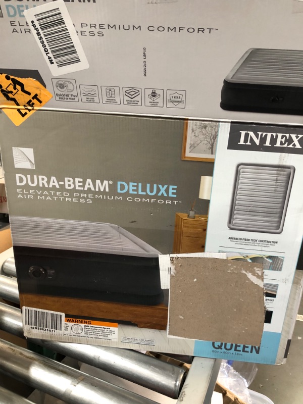 Photo 4 of [brand new] Intex Dura-Beam Deluxe Comfort Plush Air Mattress Series with Internal Pump Queen 18in