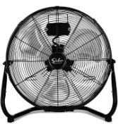 Photo 1 of **FAN BLADES ARE BENT AND WOBBLES**
Simple Deluxe 20 Inch 3-Speed High Velocity Heavy Duty Metal Industrial Floor Fan 1 fan 