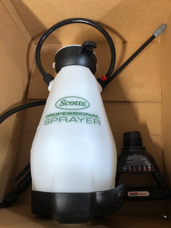 Photo 5 of **USED -- MISSING POWER CORD** Scotts 190567 Lithium-Ion Battery Powered Pump Zero Technology Sprayer, 2-Gallon