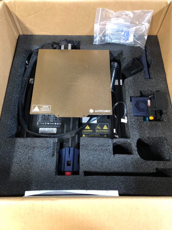 Photo 5 of **USED** Anycubic Kobra 3D Printer Auto Leveling, FDM 3D Printers with Self-Developed ANYCUBIC LeviQ Leveling and Removable Magnetic Platform 8.7x8.7x9.84 inch